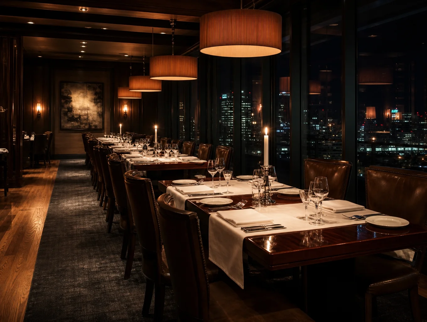 Candlelit Dining Room